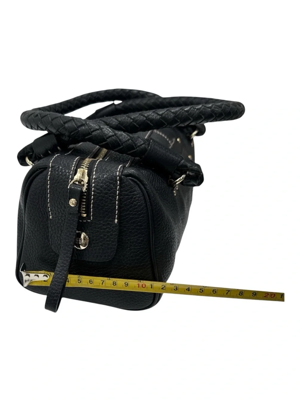 Kate Spade Cami Foster Black Pebbled Leather Barrel Bag